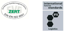 Zertifiziert nach ISO 9001 und IFS
